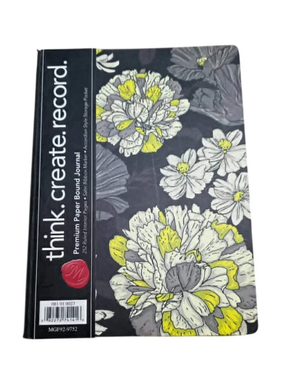 Markings by C.R. Gibson Premium Paper Bound Journal - Floral Peony (New)